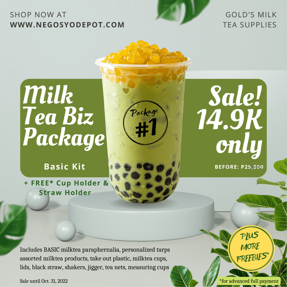 14.9K Milktea Negosyo Package #1