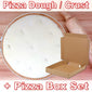 11" Round PREMIUM Pizza Dough & Corrugated Box Set - WHOLESALE