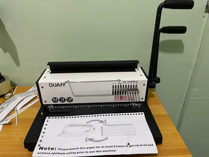 Quaff Wire Binding Machine