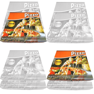 10" Claycoated Pizza Box DELI ORANGE