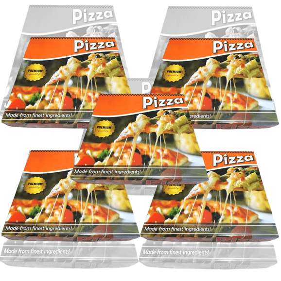 11" Claycoated Pizza Box DELI ORANGE